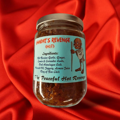 Gandhi's Revenge - Ginger, Garlic, Chilly - Chutney - (HOT)