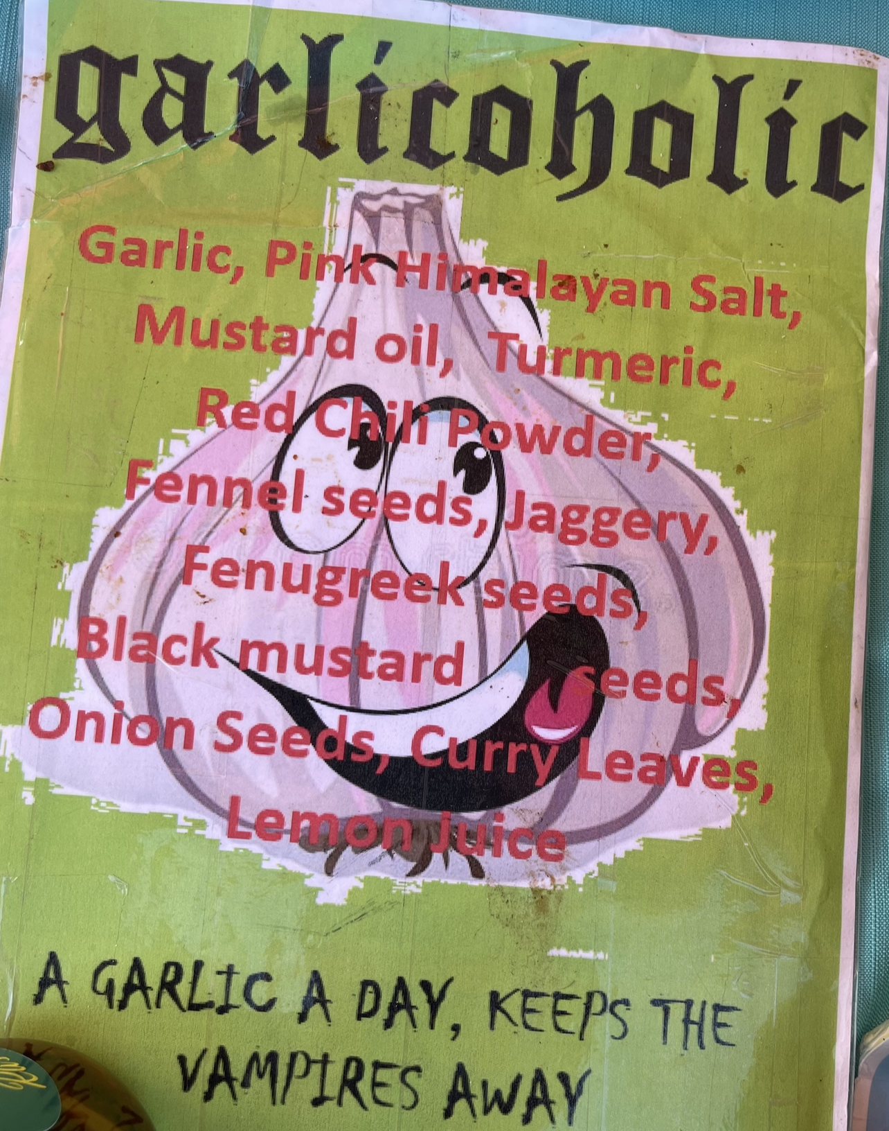 Garlicoholic - Garlic Fusion Pickel