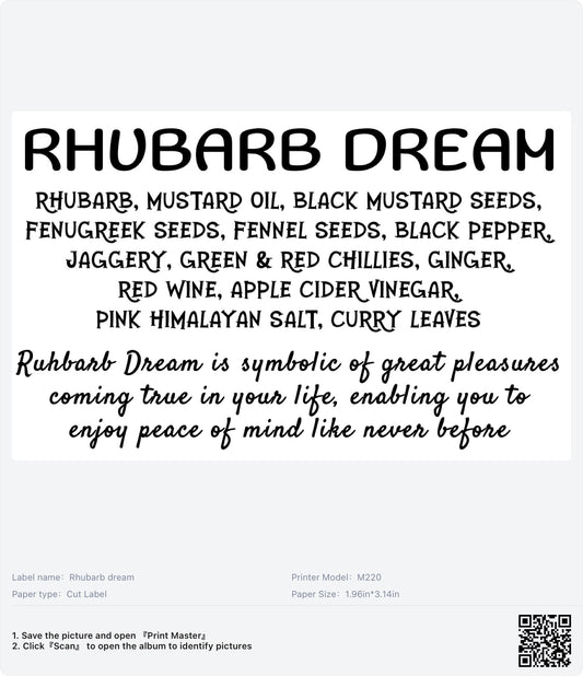 RHUBARB DREAM